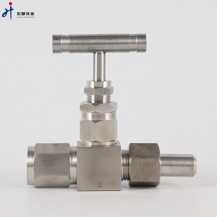 316 Stainless Steel Pressure Gauge Needle Valve Dual Ferrules and Male Thread NPT Needlevalves