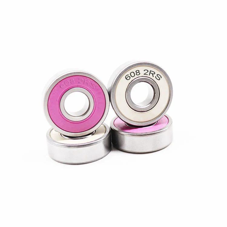 High quality/High cost performance Bearing Set 608zz Multiple Colour 608-2RS 8*22*7 mm for Skateboard Scooter Roller Ball Bearing 608 RS