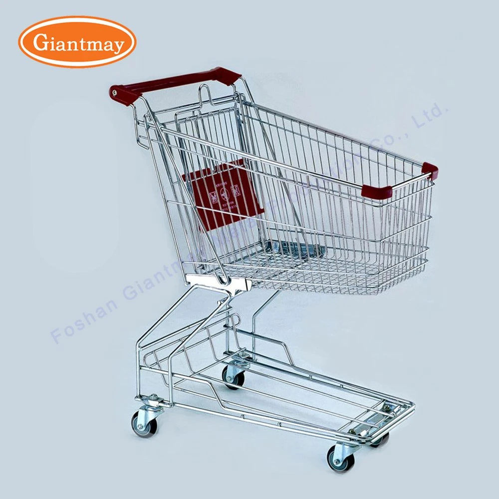 Asian Style China Manuafactures Mini Business Chrome Shopping Trolly Cart