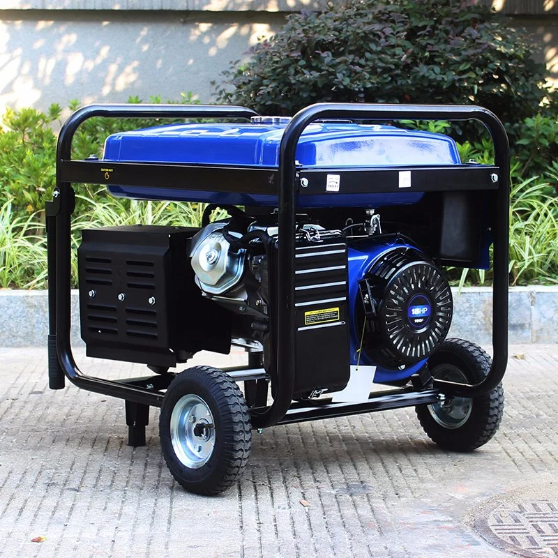 Ready in Stock Bison AC Three Phase Small Portable Gas Petrol Gasoline Engine 5kw 6kw 7 kVA 8kVA Generator Set