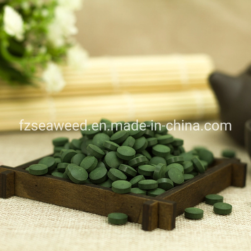 Factory Supply 100% Pure Organic Green Spirulina Tablet