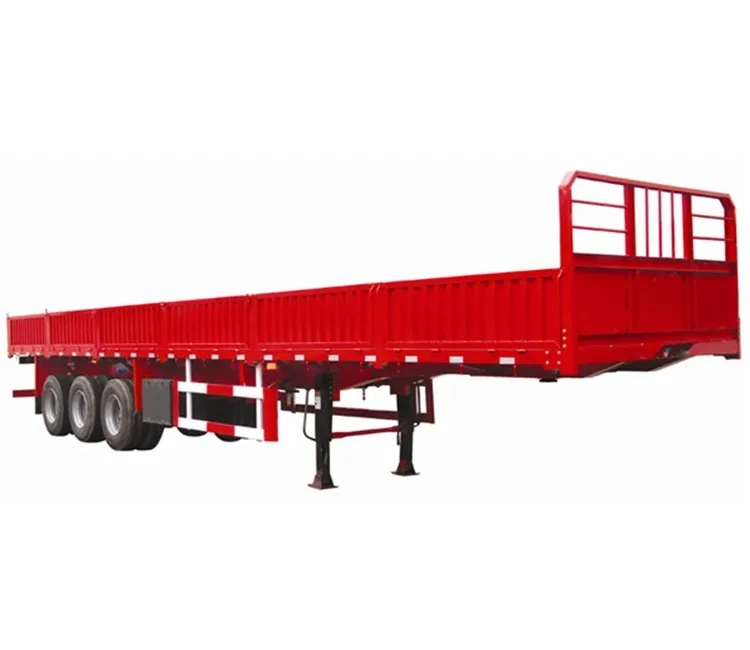 Low Price High Quality Heavy Duty Mechanical/Air Suspension Side Wall Truck Cargo Sidewall Semi Trailer