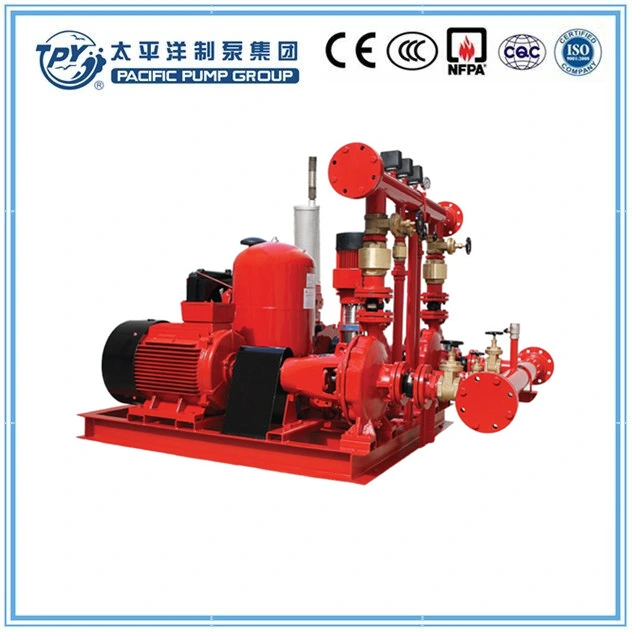 NFPA 20 Standard Edj Packaged Fire Pump, Fire Fighting Pump, 500gpm, 750gpm, 1000gpm