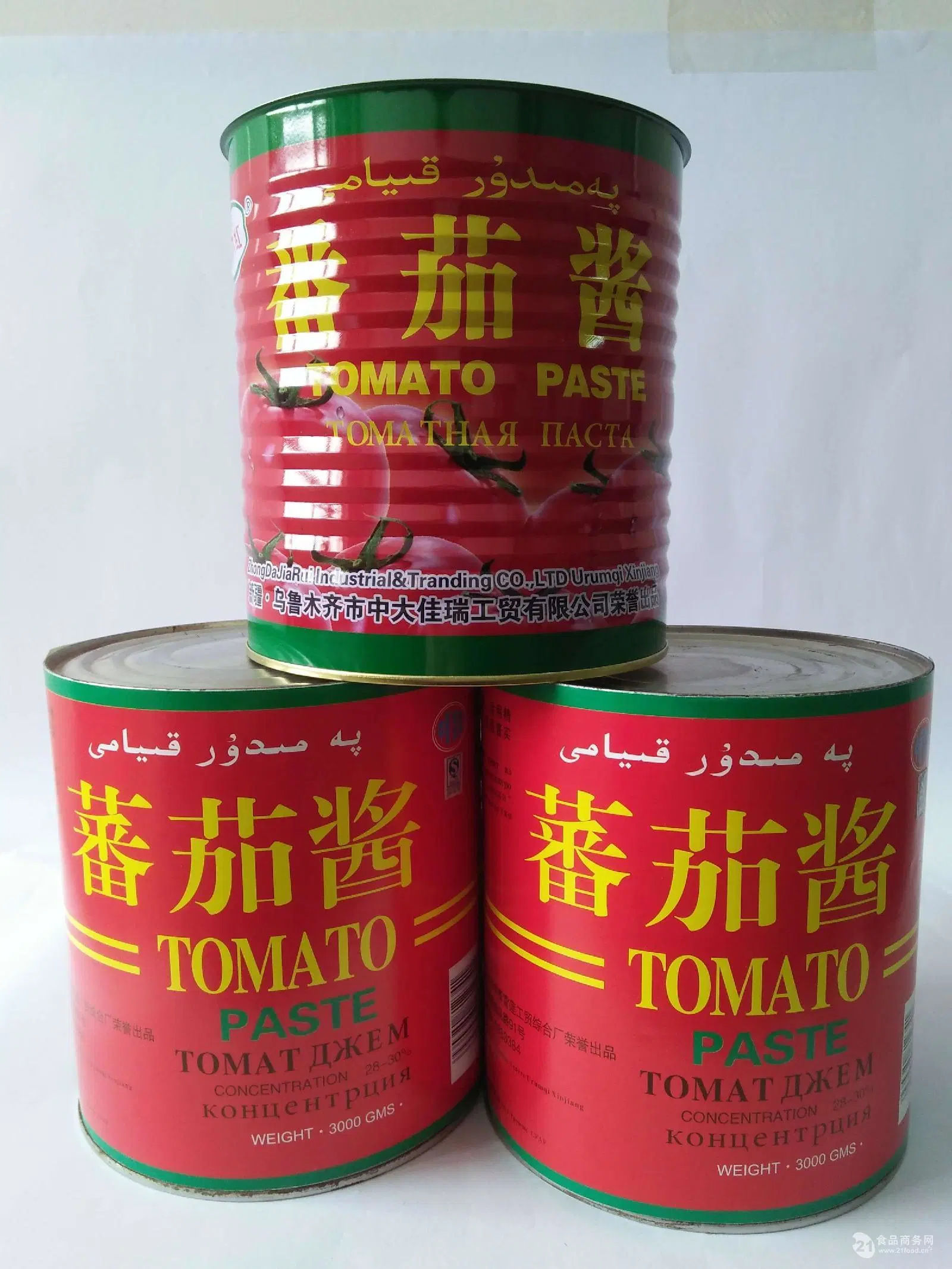Pasta de tomate em conserva pasta de molho de tomate