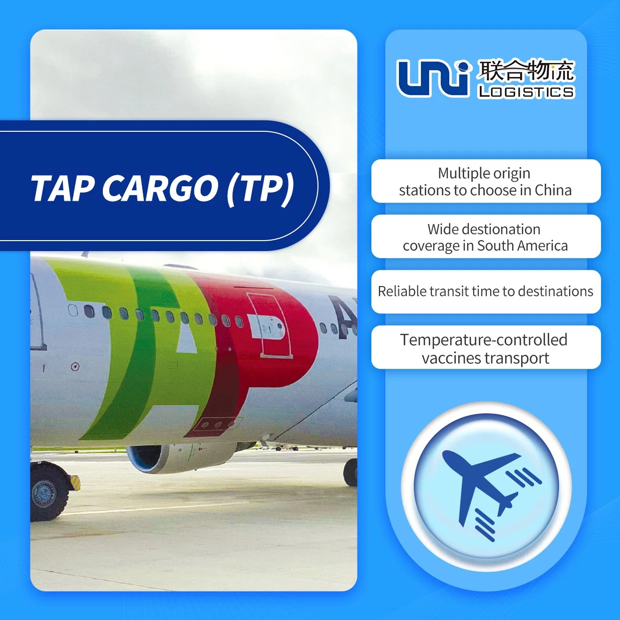 Tp/Tap Air Freight FM Shanghai China to Montreal
