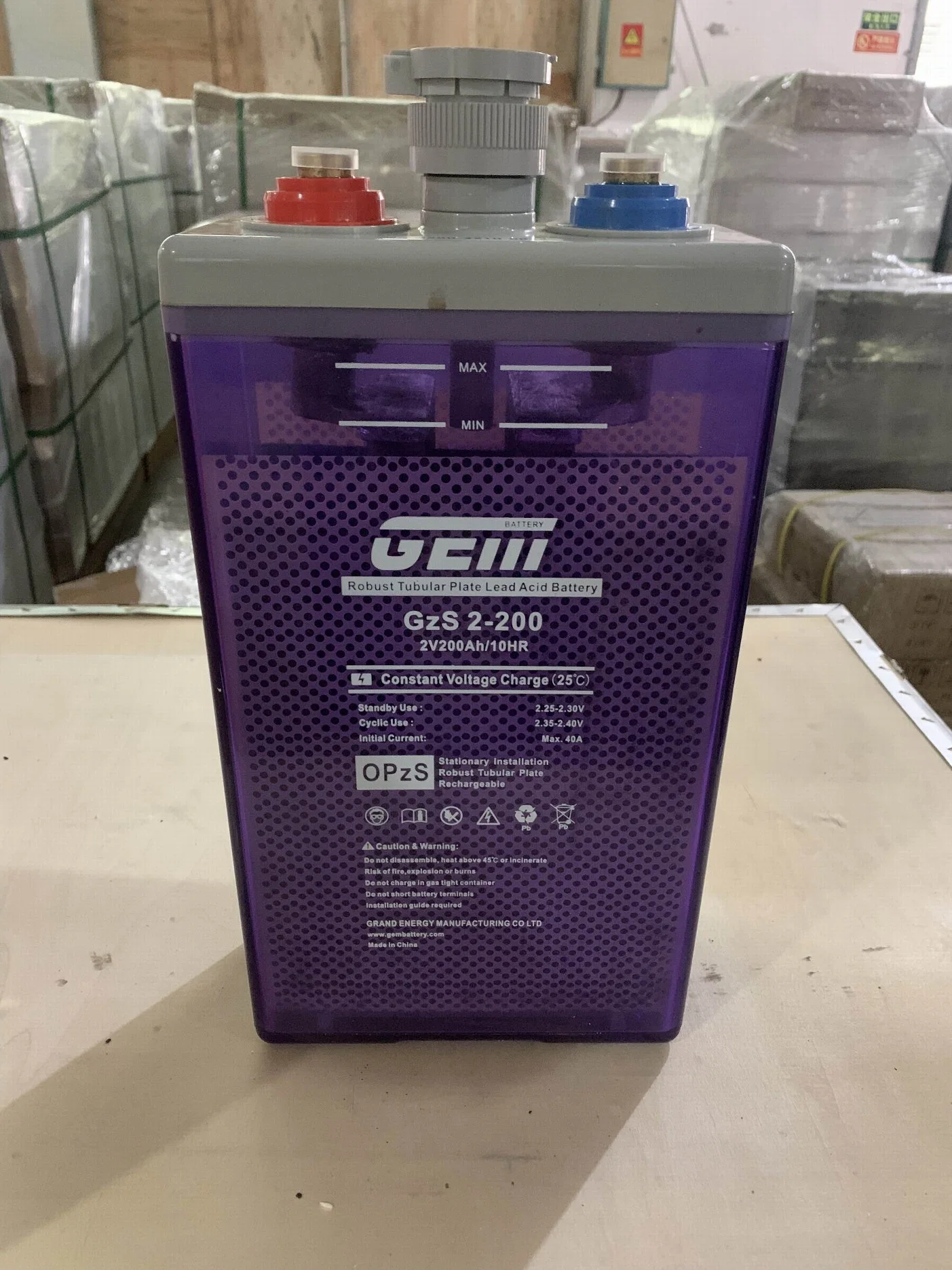 GEM Battery I GZS Wet/Dry GZS 2-600 (OPSZ 2V-600AH)