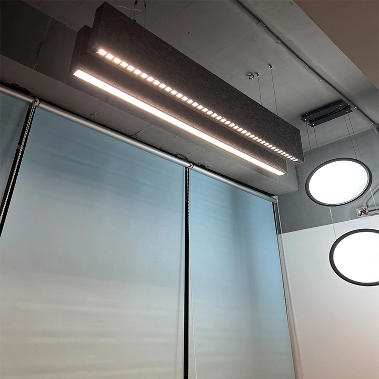Hochwertige Schallabsorption Umweltschutz LED Lineare Leuchten mit Verschiedene Größen