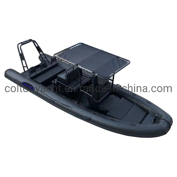 Germany 7m Aluminum Hull and Hypalon Boat Rib Military Patrol Inflatable Rib Boat 700 for Sale