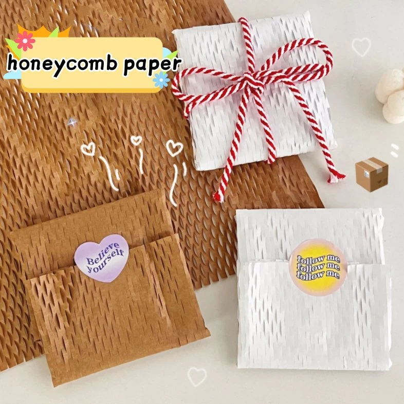 Shockproof Biodegradable Environmentally Friendly Gift Wrapping Honeycomb Paper