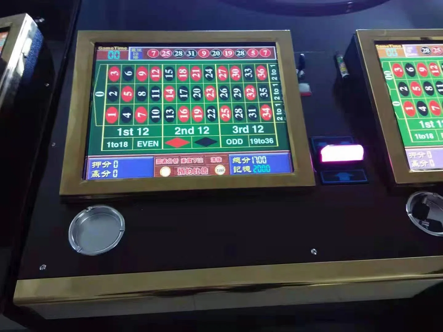 Heißer Verkauf 6/12 Spieler Elektronische Internationale Roulette-Rad-Spielmaschine Für den Vertrieb