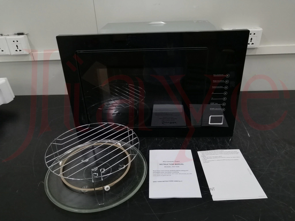 25L Stainless Steel Cavity Built-in Full Touch Control Glass Microwave Oven with Grill