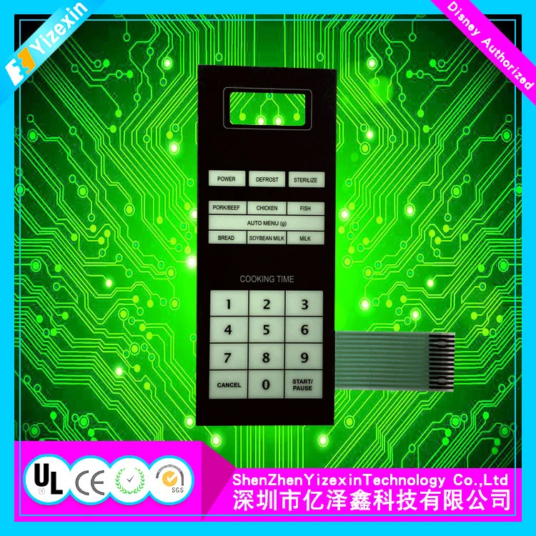 Lifetime Appliance Membrane Switch Touchpad for Oven