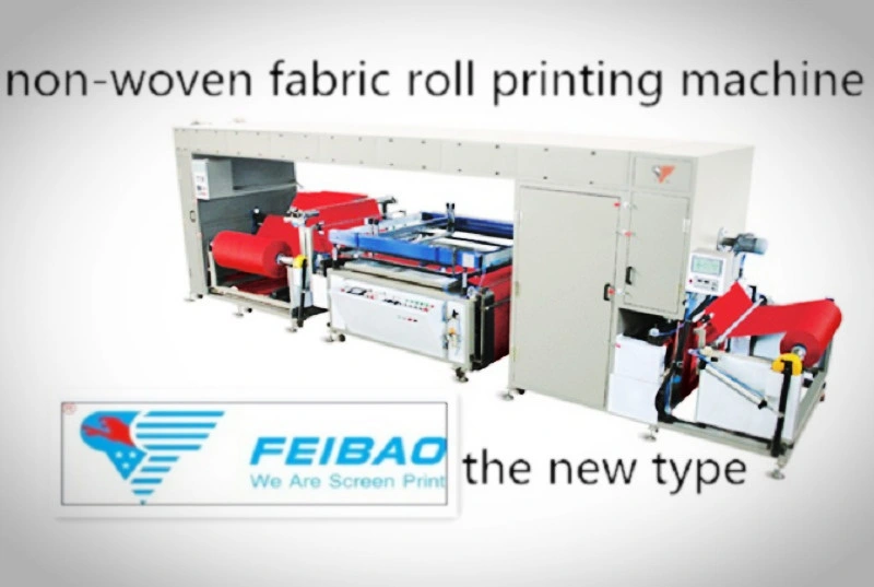 Automático de marca Feibao cuatro colores de pantalla de polietileno de la impresora/máquina de impresión