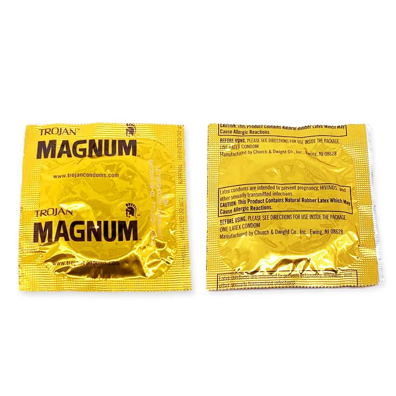 Trojan Magnum condones de látex de gran tamaño lubricados, disfrute cada noche con su Lover, depósito especial para mayor seguridad