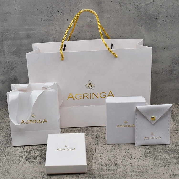 Retail Logo Environmental Friendly Clothing Packaging Black Paper Shopping Bag Cosmetic Gift Paper Bag