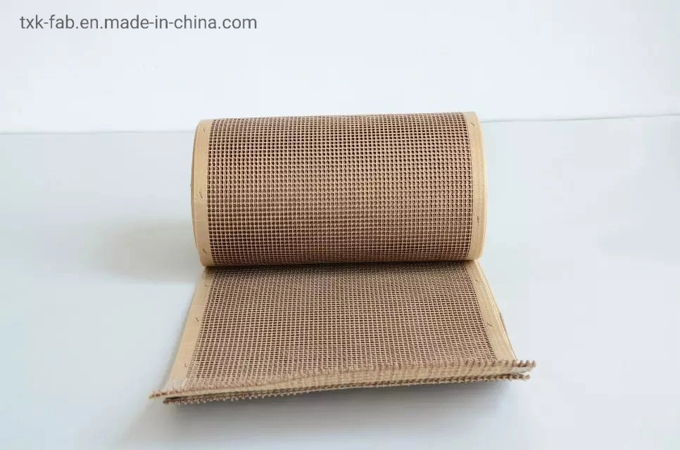 PTFE Fabric PTFE Mesh Conveyor Belt for UV Dryer