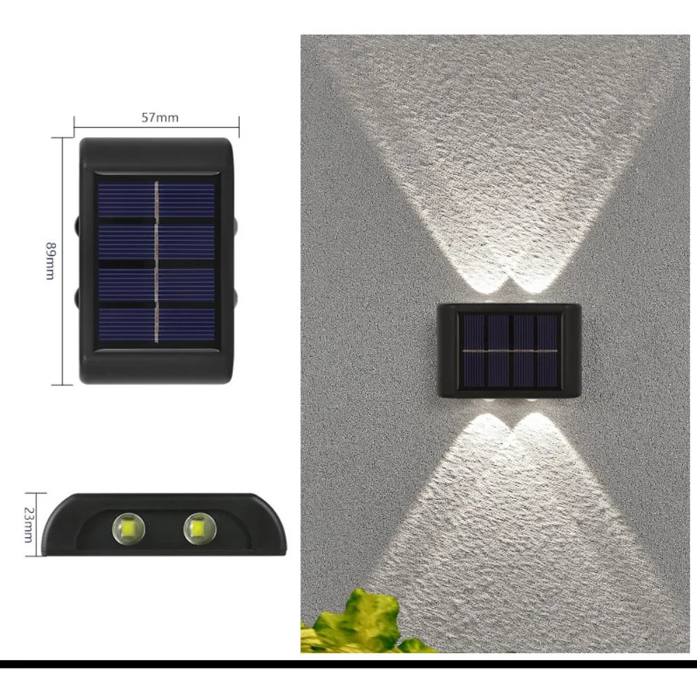 Down Wall Light Solar Decorative Lighting Patio Outdoor Fence Solar Ci25142