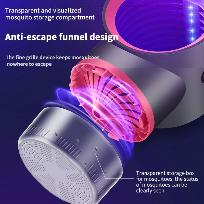 Los mosquitos insecto asesino con luz UV Fly Catcher Captura de plagas en interiores y exteriores lámpara