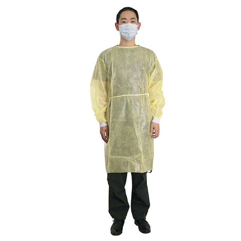 OEM/ODM CE GB15979 40GSM PP Non-Woven Yellow Health Medical Disposable Изоляция