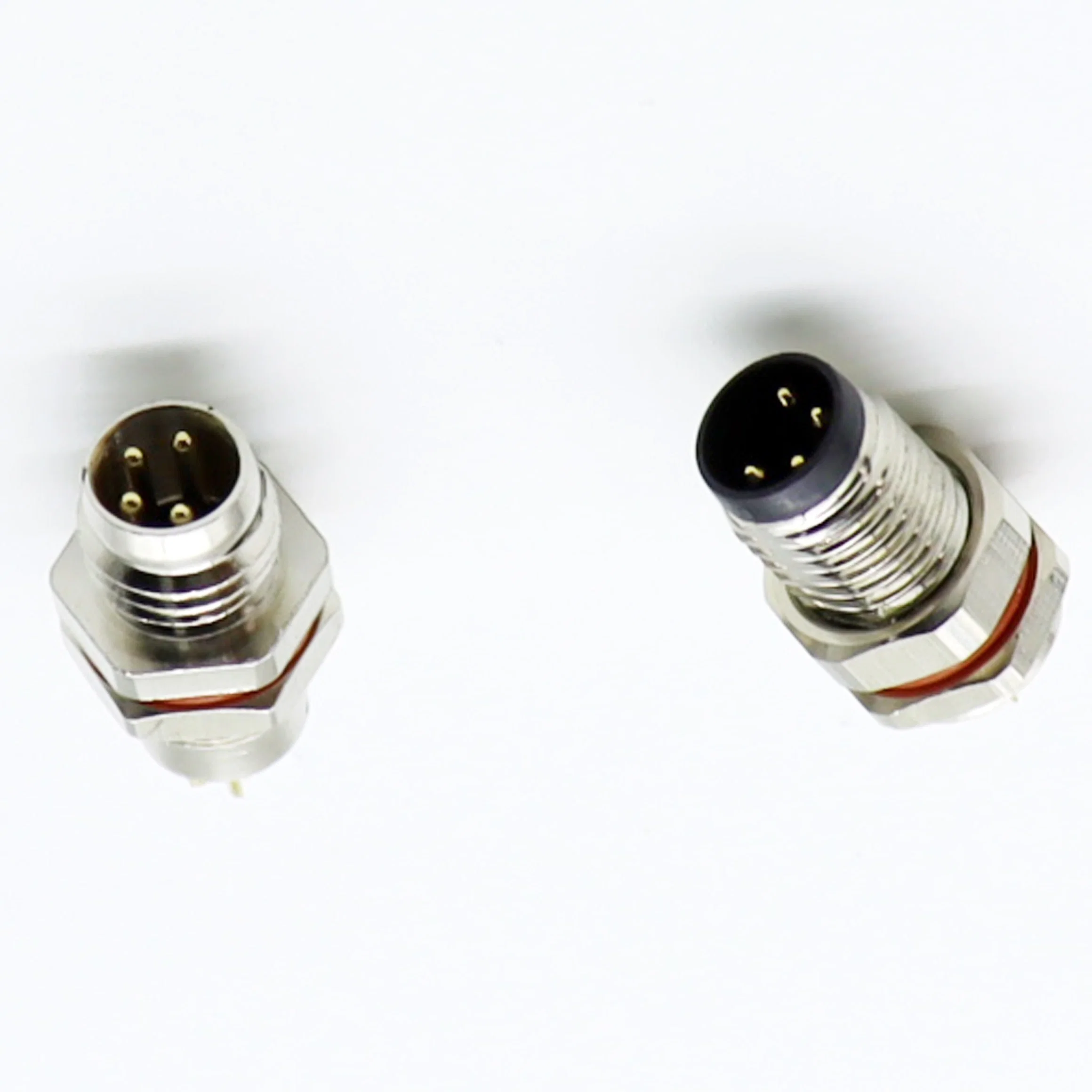 4-Core Encoder Male Circular Connector Socket