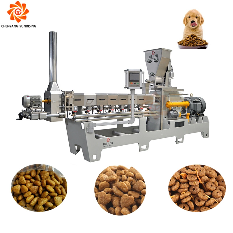 Entièrement automatique souffler la ligne de production de nourriture pour chiens Aliments pour animaux familiers de la machine de séchage