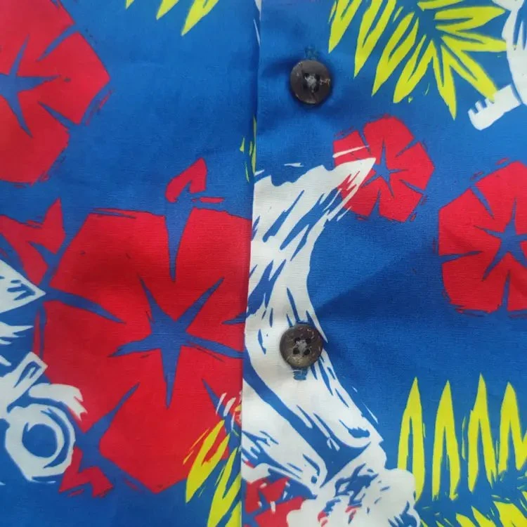 Summer Beach Men Hawaiian Shirt Fashion Short Sleeve Print Shirt