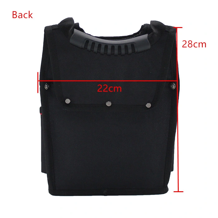 Heavy Duty Tool Belt PE Board Embedded on All Sides Pocket Mini Detailing Tool Bag