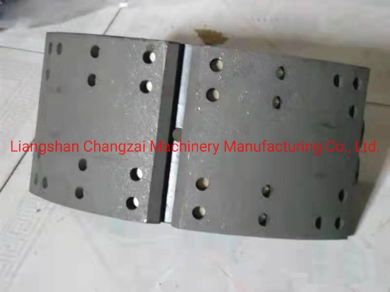 Heavy Duty Truck 4515q Brake Shoe Assembly with Non Asbestos Brake Lining