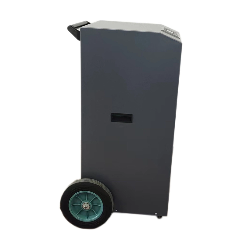 Hot Sell Strong Metal Frame 90L Handle Type Large Dehumidifier for Basement with Tank in India