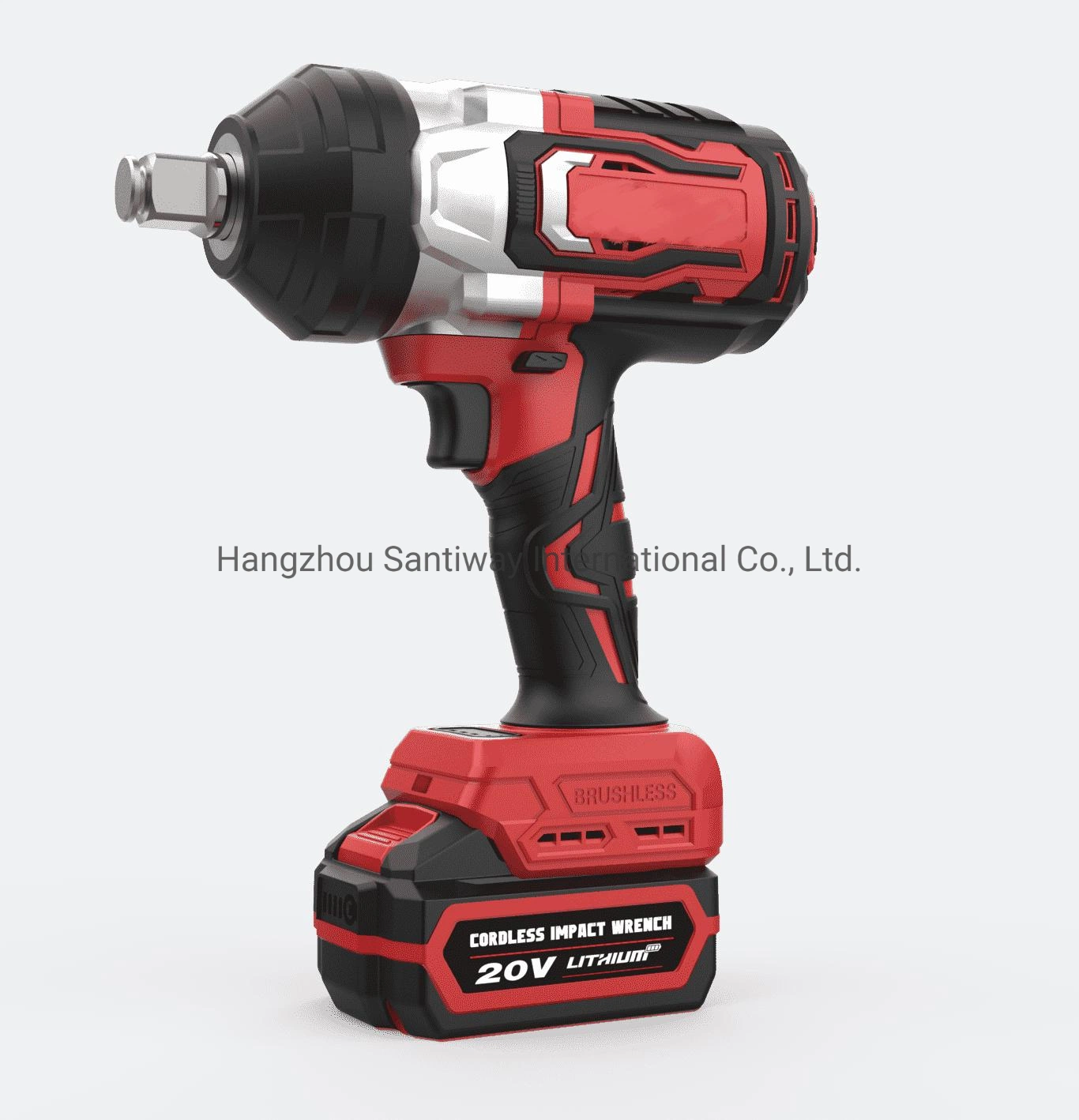 3/4 Inch Electric Power Tools 20V Lithium Brushless 1000nm Impact Wrench