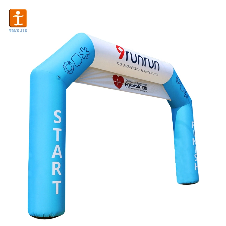 Start & Stop Race PVC Oxford Inflatable Arch for Outdoor Advertising