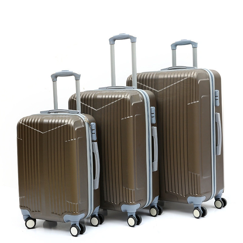 Valise à roulettes en ABS à prix réduit bagages de voyage ensembles de bagages de voyage ensemble de valise à roulettes 3 pièces