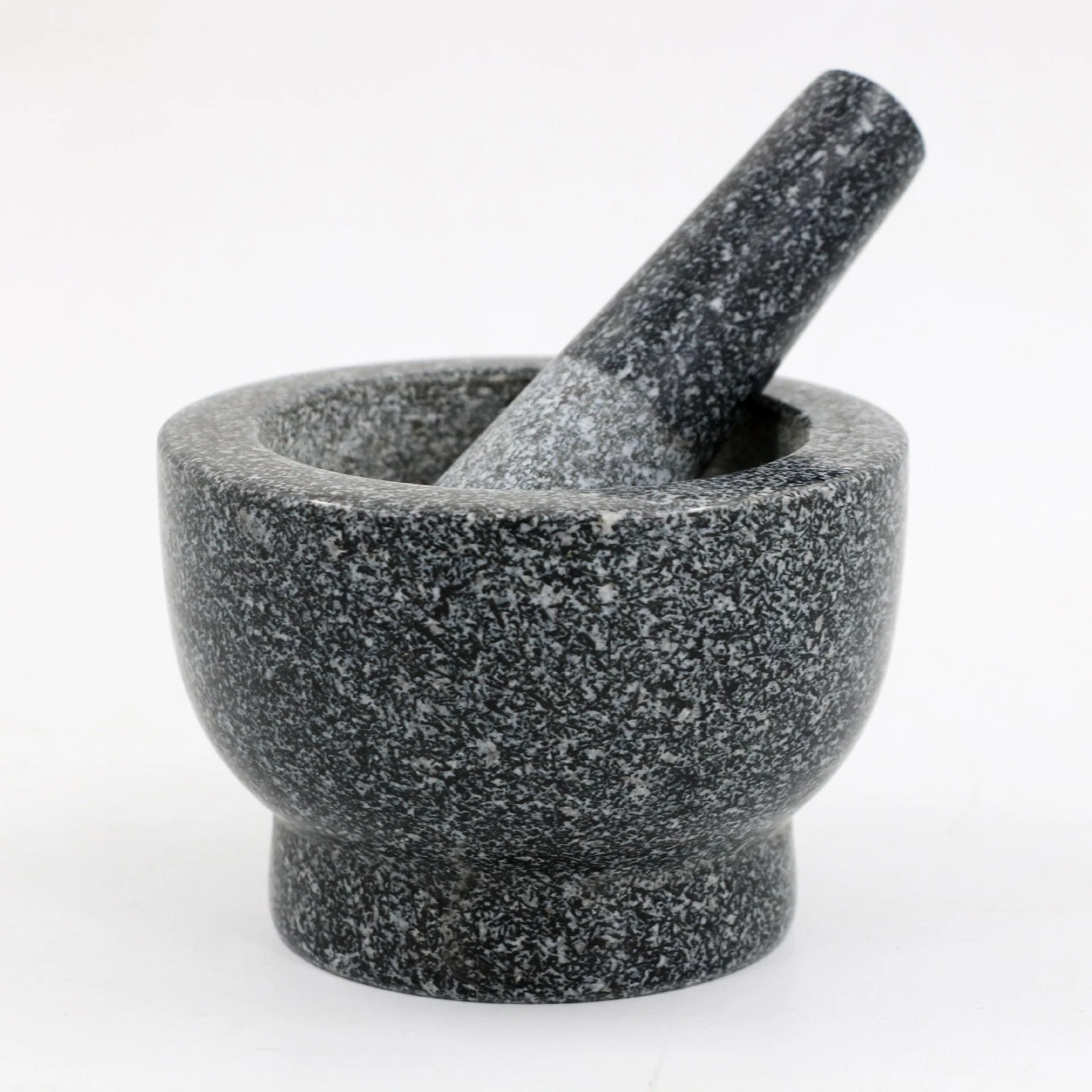 Mortero de granito sin pulir y Pestle Set Stone Grinder Bowl