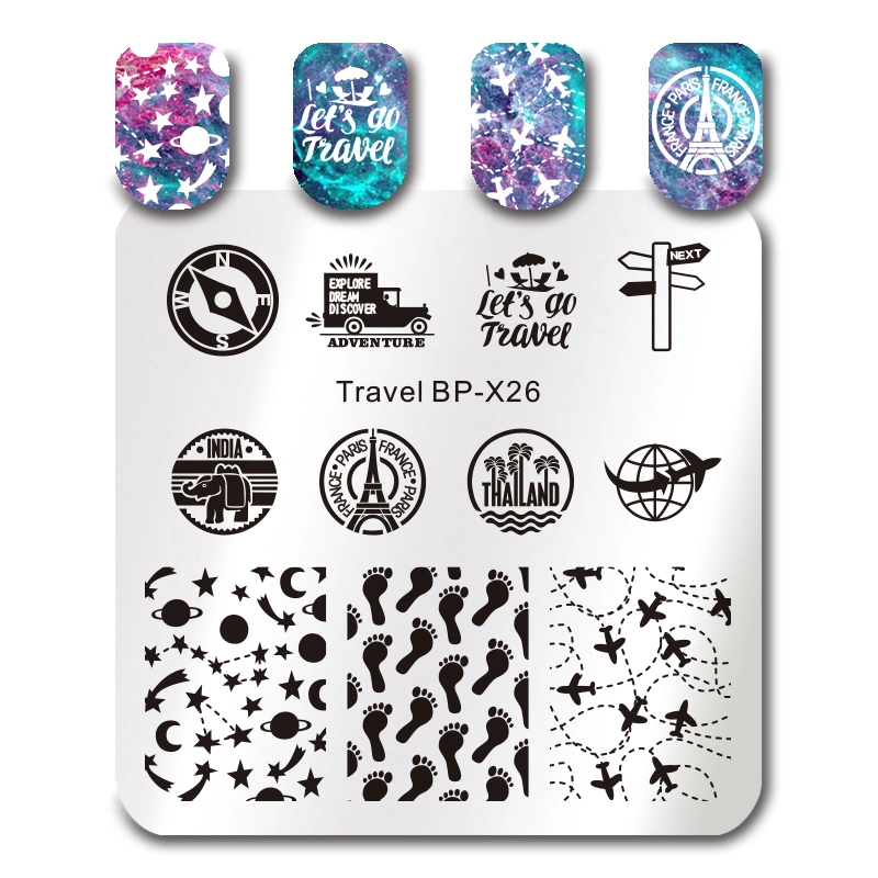 Manufactory and OEM Nail Art Stamp Template