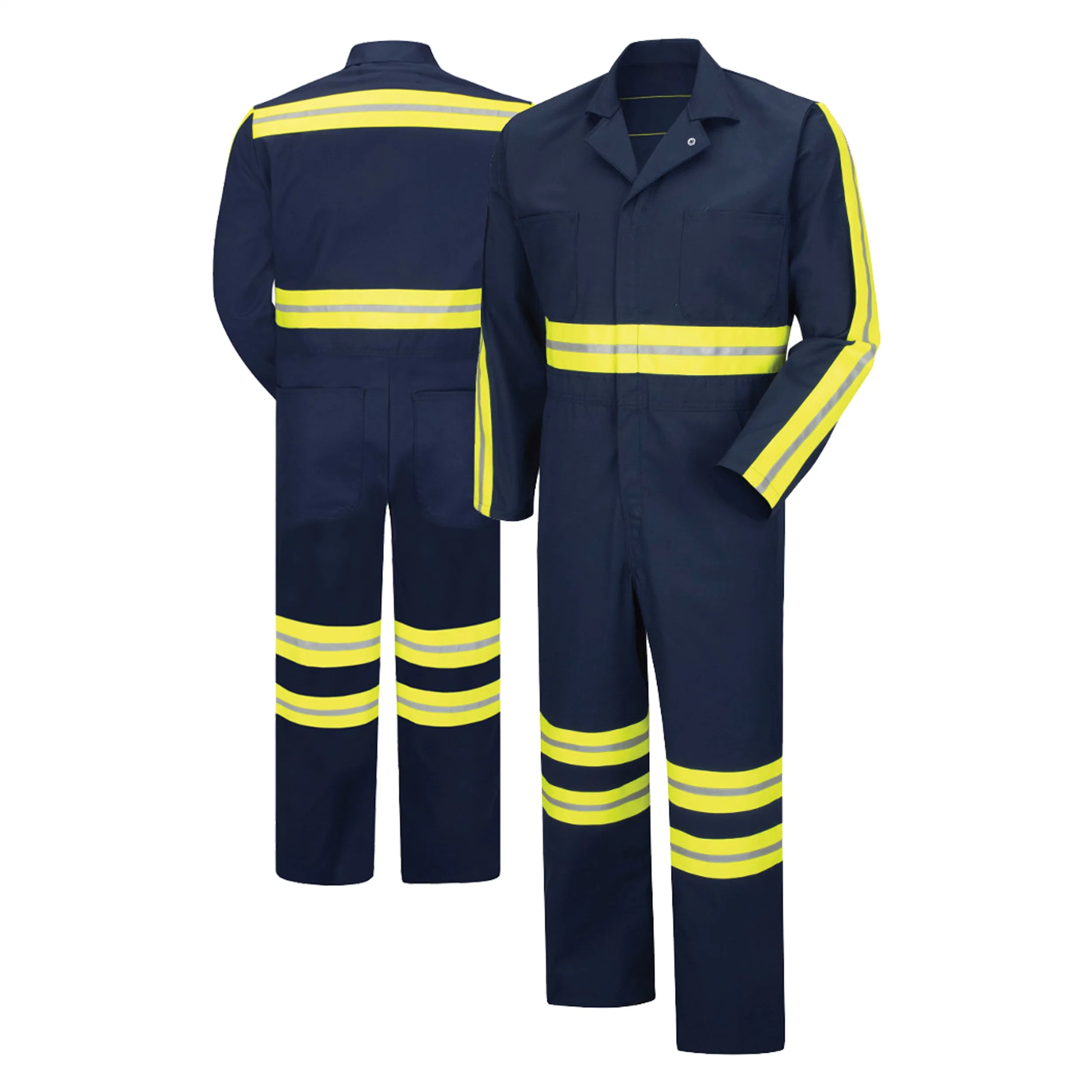 Professional Factory Direct Work Wear Workwear Reflective Safety Overall Coverall Working Uniform