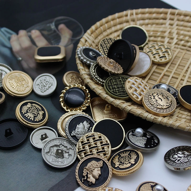 Fashion High Grade Suit Sewing Buttons Customized Design Metal Button for Coat