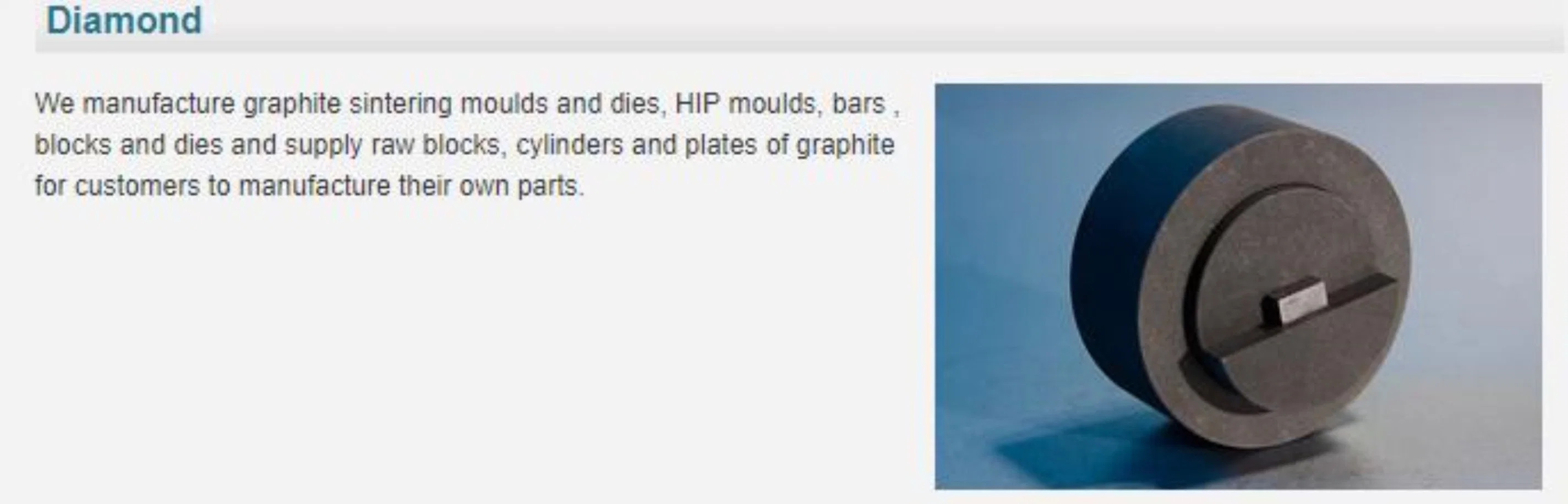 Impregnated High Density Graphite Electrodes