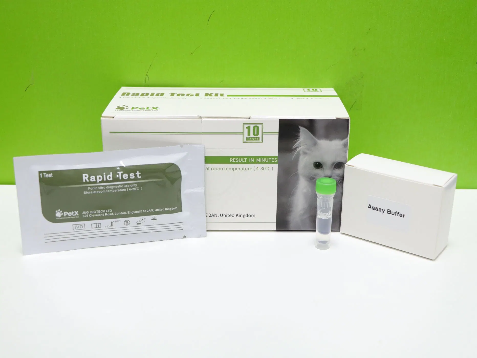 Kit de test rapide vétérinaire Canine Anaplasma anticorps de Lyme Ehrlichia diagnostic Périphérique