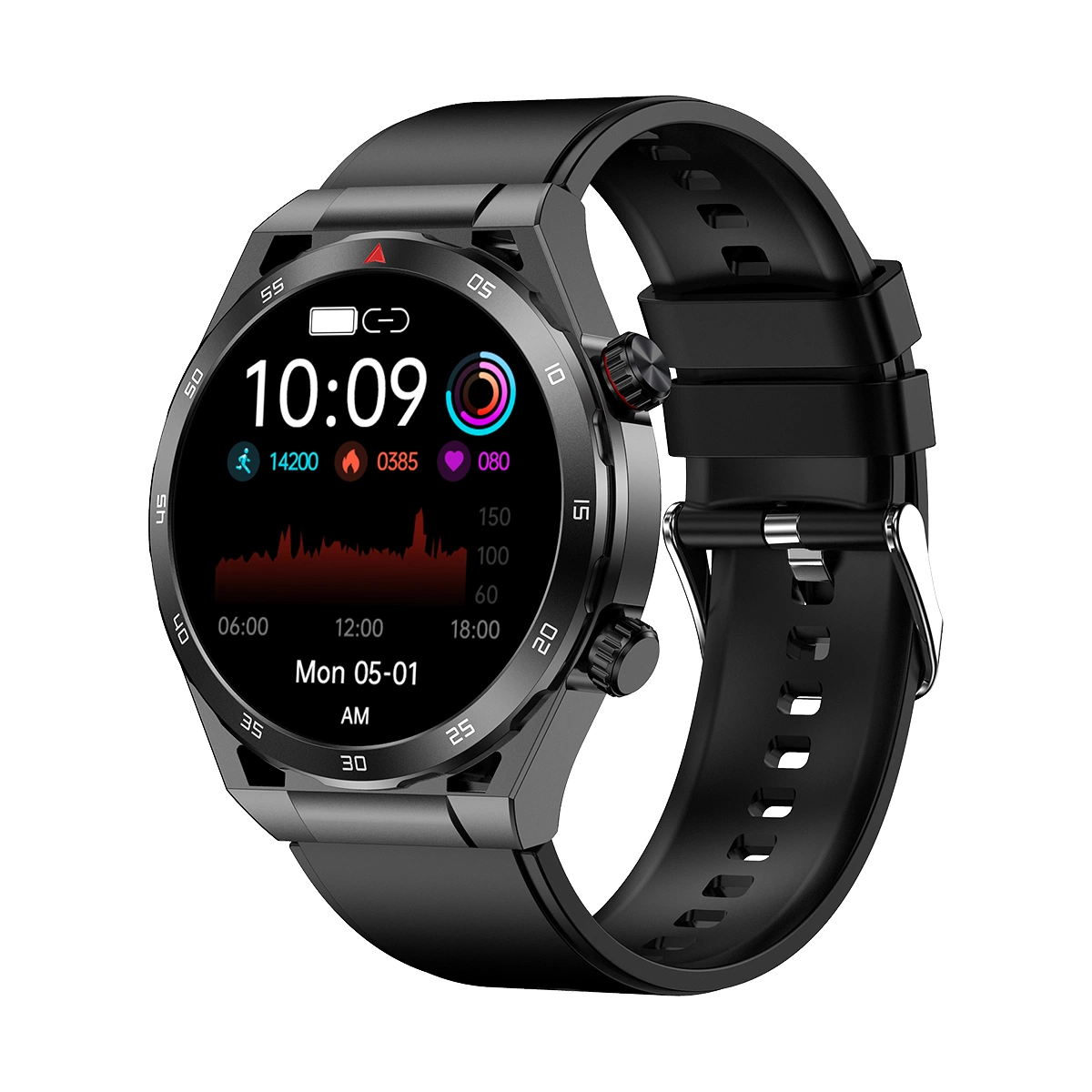 Kronus Kh80 Smart Watch Body Temperature Monitoring Men Women Fitness Tracker Bt Call Smartwatch Non-Invasive Blood Glucose Measurement