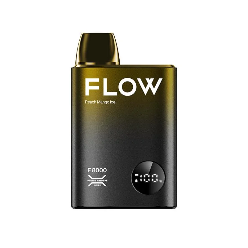 Latest Hot Sale Flow F8000 Disposable/Chargeable Electronic Cigarette 2% 5% Nicotine Smart LED Digital Display Disposable/Chargeable Vape Pod Box