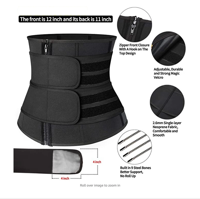 Two Three Belt Wholesale/Supplier Custom Logo Slimming Waist Trainer Corset Belt Women Waist Trainers