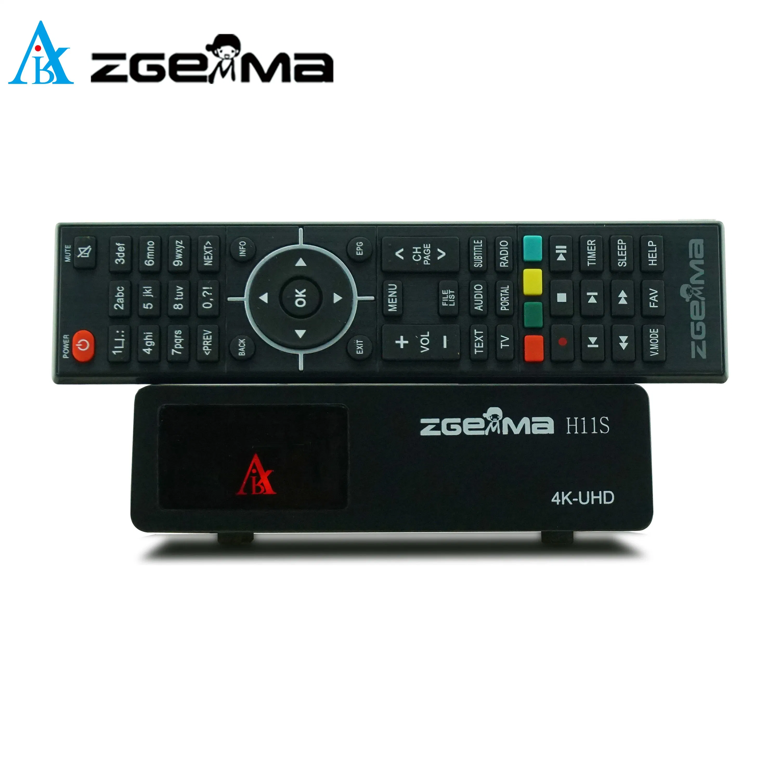 4K DVB-S2X Enigma2 Linux OS Zgemma H11s مستقبل القنوات الفضائية أداة فك تشفير Tvdecoder