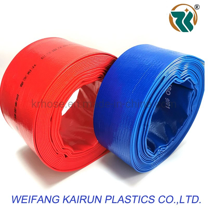 Sand Multi-Purpose Drip Irrigation PVC Lay Flat Pipe Water/Garden Hose Tube