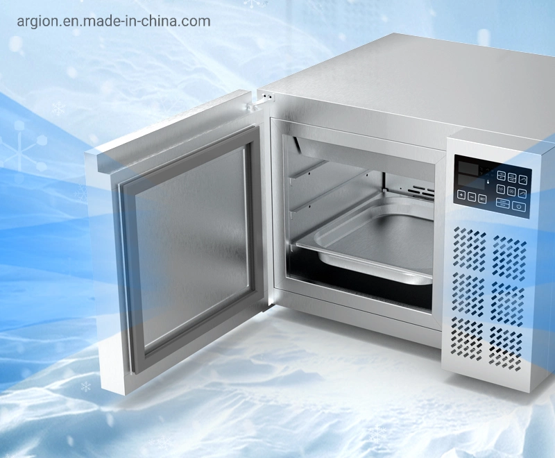 Supermarket Equipment Stainless Steel Shock Freezing Deep Chest Blast Freezer with CE/RoHS