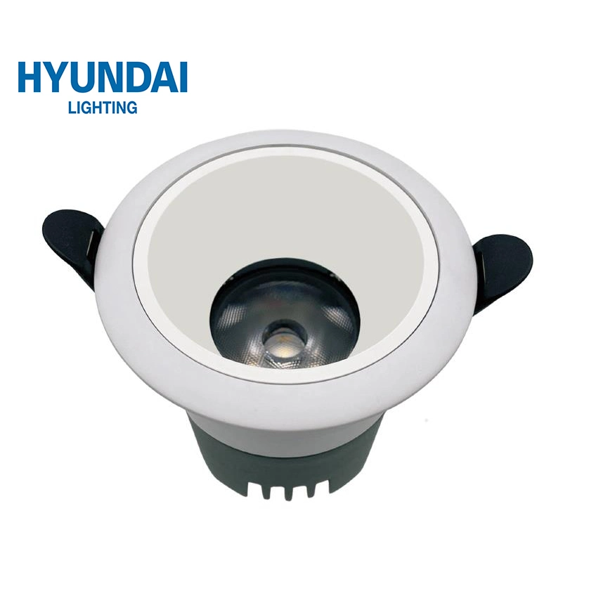 Downlight redonda empotrada de techo LED Hyundai Factory 7W