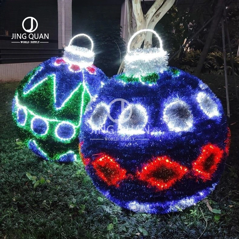 Garden Ornaments LED Balls Motif Light Light-up Craft Glowing 3D Sphere Light Display Beautify Construction Lamps