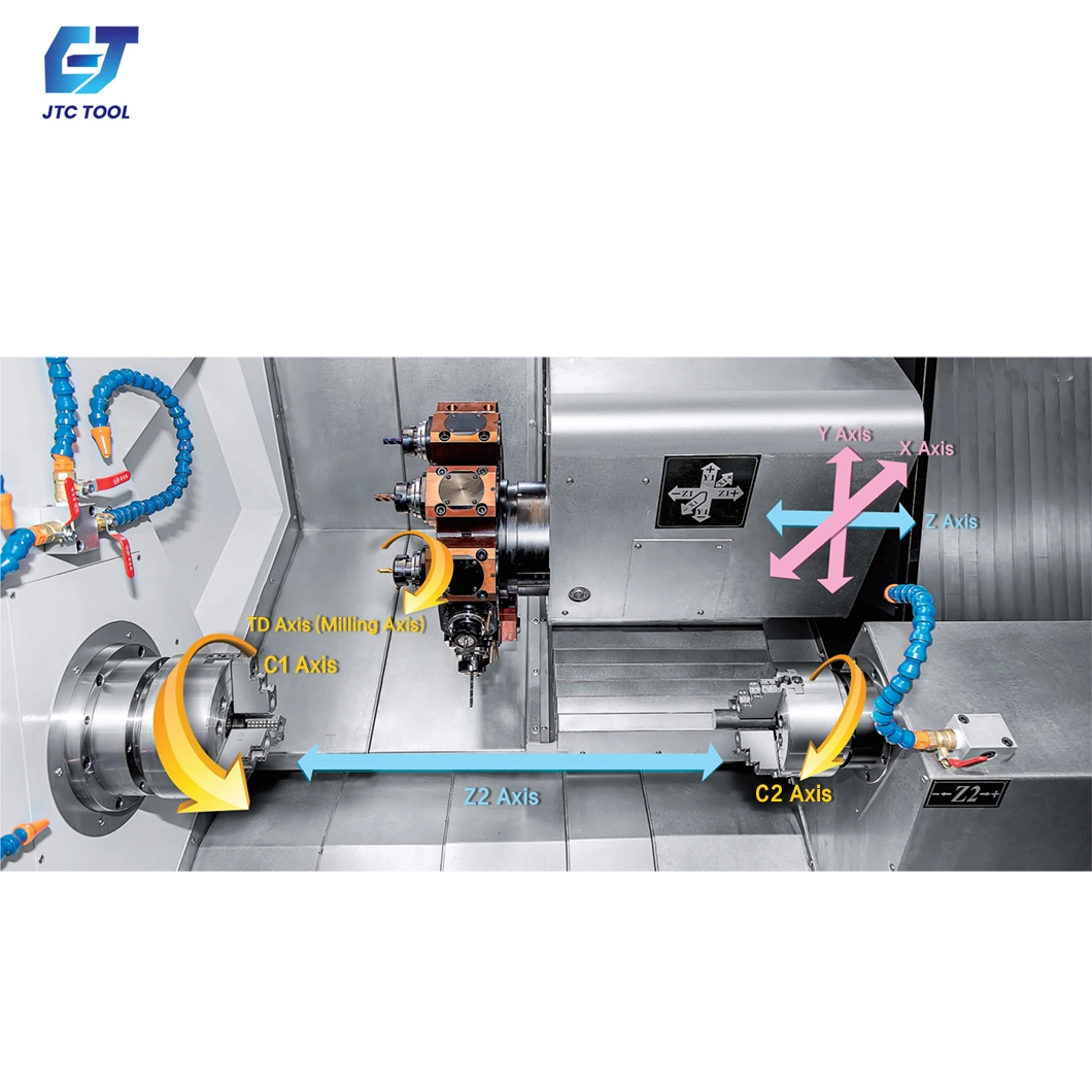 JTC Tool China 3 en 1 Machining Center China Factory Precisión de posicionamiento LM-8sy CNC de Mini Latha y fresadora 0,015mm Centro de la máquina
