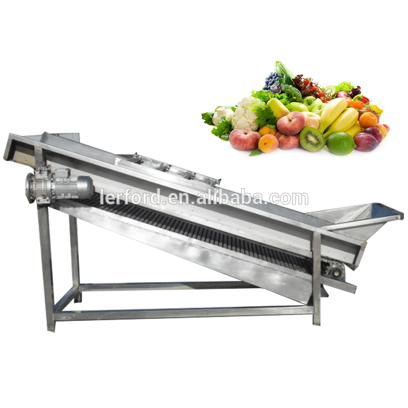 Automatic High Pressure Spray Vegetable Washing and Elevator Machine