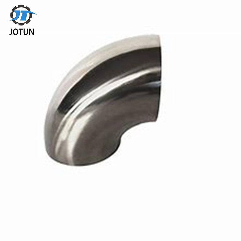 China Jotun Sanitary Grade Stainless Steel Pipe Fittings Clamped Welding Elbow