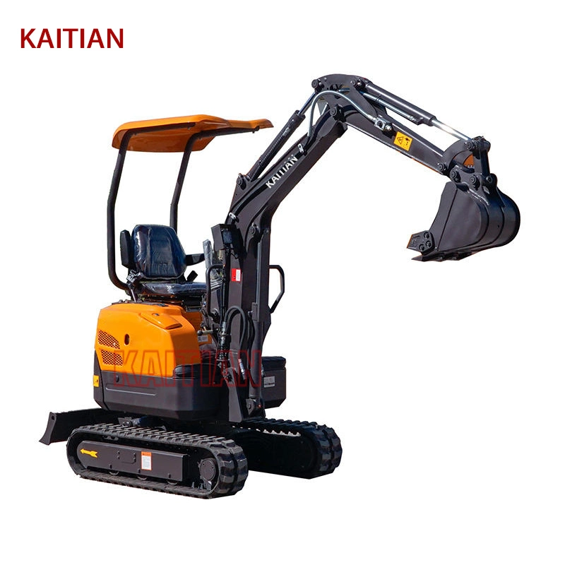 Kaitian 1,1 Ton pequeña Excavadora Nueva en Construcción pequeña para Venta XE12